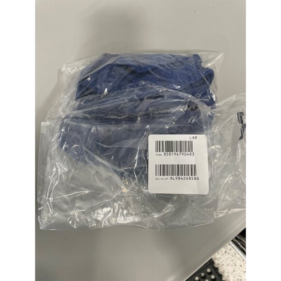 Rhonda Shear Seamless Tank with Lace Inset Womens L Removable Pads Blue Intimate - Picture 3 of 6